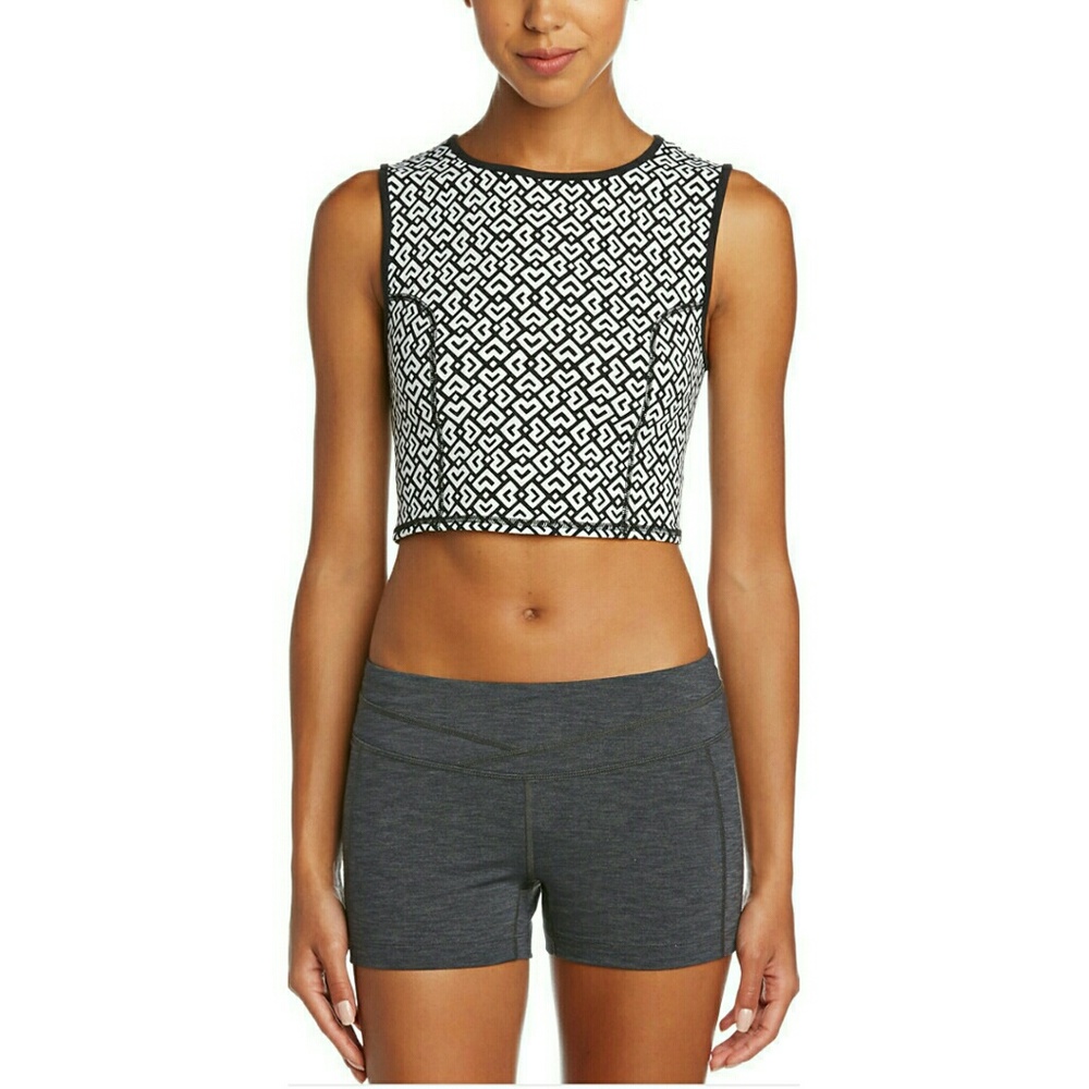 NWT Lucy High Expectations Crop Tank Top